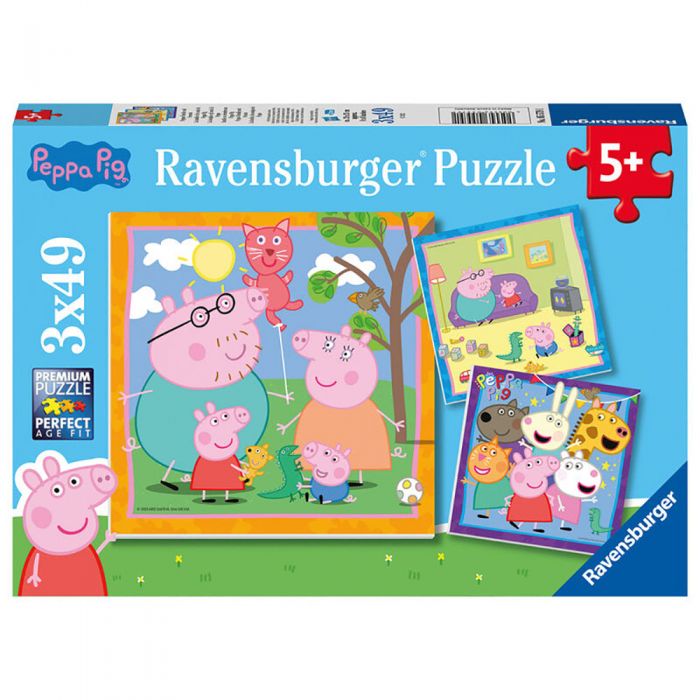 Puzzle Peppa Pig, 3X49 Piese ARTRVSPC05579