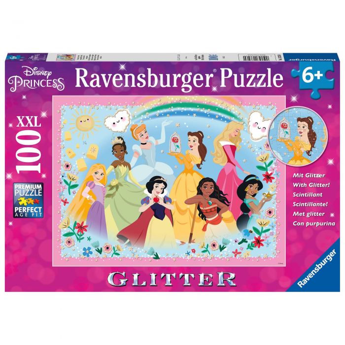 Puzzle Printesele Disney, 100 Piese Glitter ARTRVSPC13326