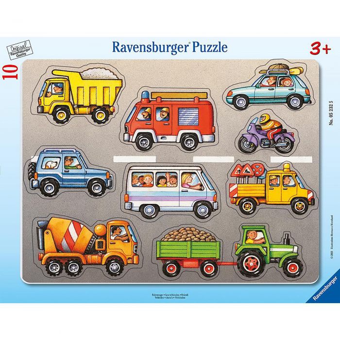 Puzzle Tip Rama Vehicule, 10 Piese ARTRVSPC05232