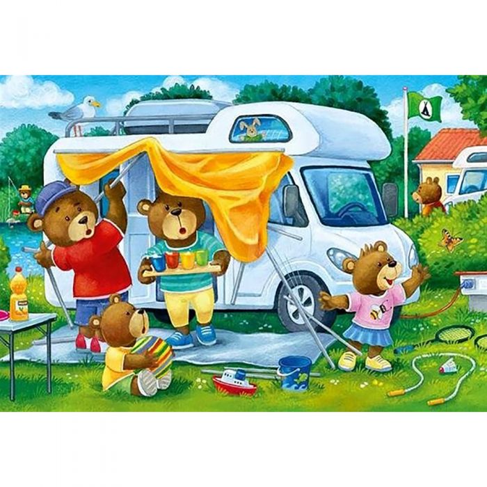 Puzzle Ursi In Camping, 2X24 Piese ARTRVSPC05247
