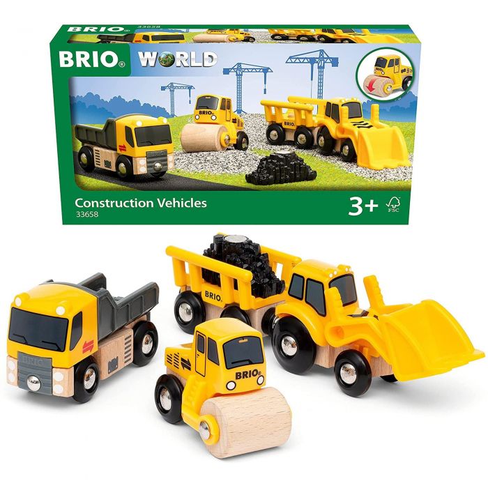 Brio - Set 3 Vehicule De Constructii ARTBRIO33658