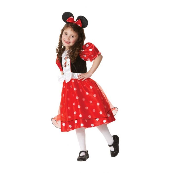 883850H - Costum fete Minnie Mouse rosu marimea L NCR884772L