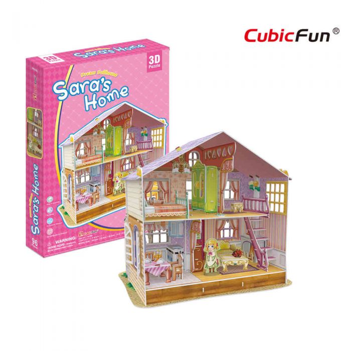 PUZZLE 3D - CBF4 - Deram Dollhouse-Saras Home NCRP678h