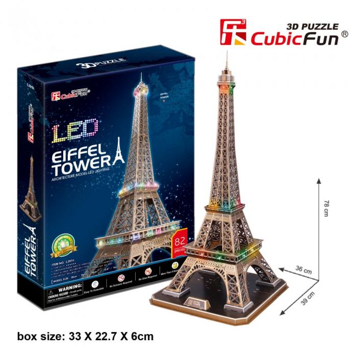 PUZZLE 3D - CBF6 - Turnul Eiffel NCRL091h