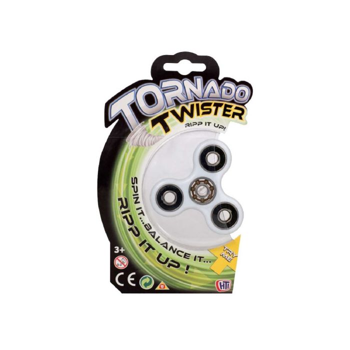 Fidget spinner Tornado Twister - alb NCR1374070-6