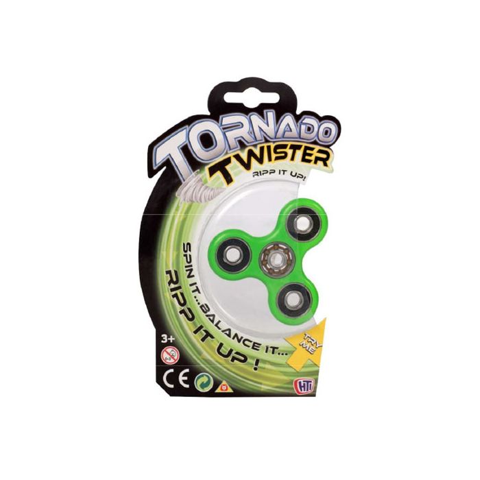 Fidget spinner Tornado Twister - verde NCR1374070-5