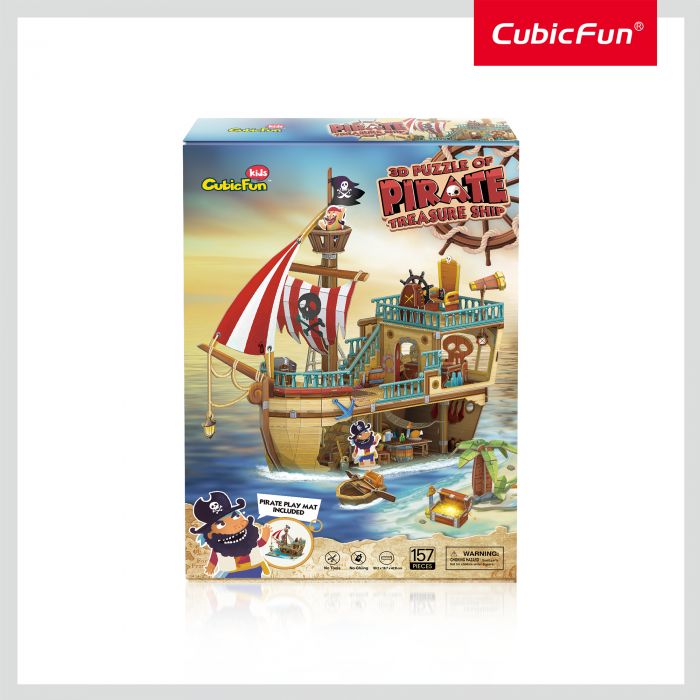 Cubic Fun - Puzzle 3D Nava Comorilor 157 Piese ARTCUP832h