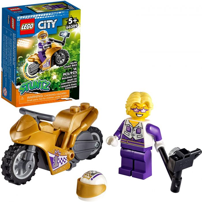 LEGO CITY MOTOCICLETA DE CASCADORIE PENTRU SELFIE 60309 VIVLEGO60309