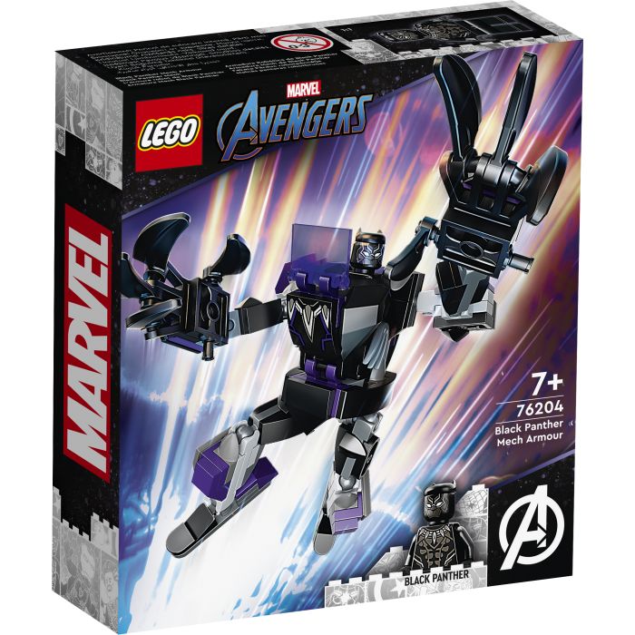 LEGO Super Heroes - Armura de robot a lui Black Panther VRNL76204