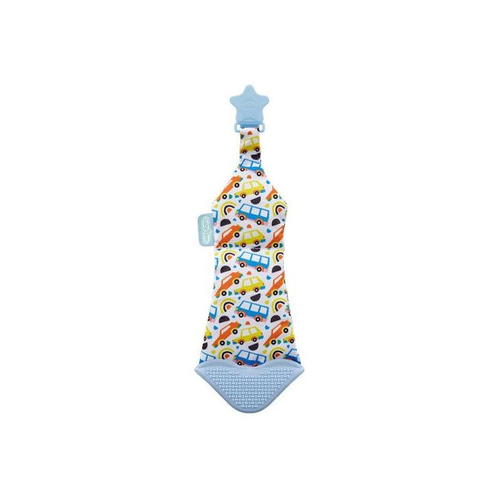 Cravata bebelusi cu accesoriu de dentitie BabyJem (Culoare: Bleu) JEMbj_7501