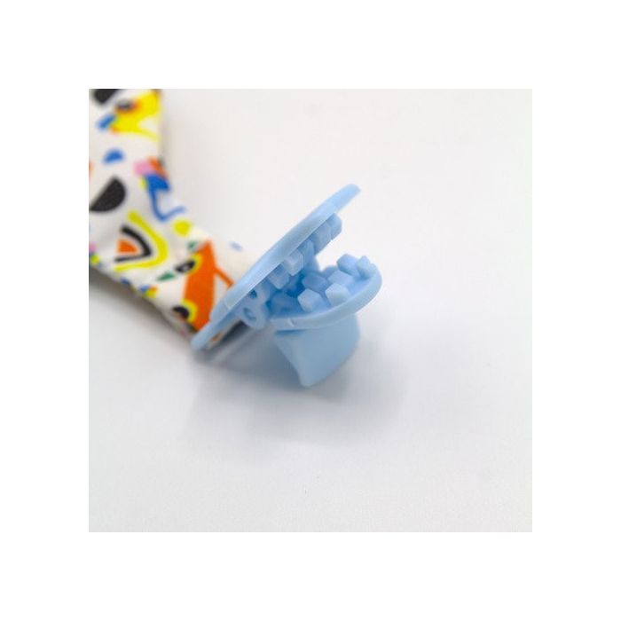Cravata bebelusi cu accesoriu de dentitie BabyJem (Culoare: Bleu) JEMbj_7501