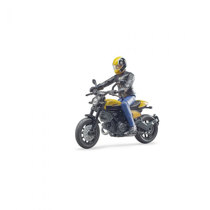 Bruder - Motocicleta Scrambler Ducati Full Throttle Cu Sofer ARTBR63053