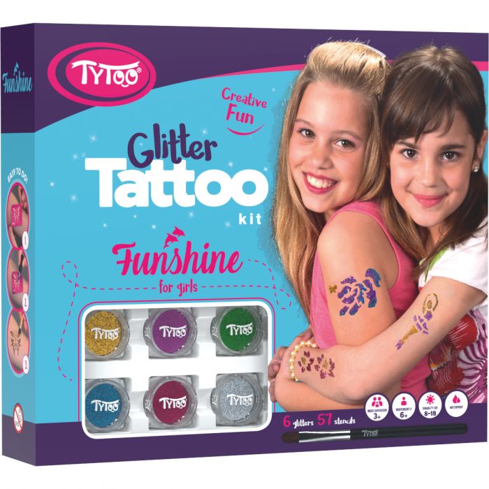 Set tatuaje temporare cu sclipici Funshine Tytoo KKCTT2213017 BBJKKCTT2213017_Initiala