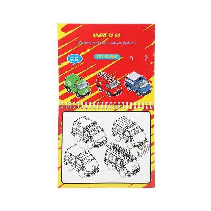 Carte de colorat cu apa Transport Toi-Toys TT46845C BBJTT46845C_Initiala