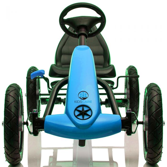 Kart cu pedale si roti gonflabile Karera Albastru Kidscare SUPKC_KareraB