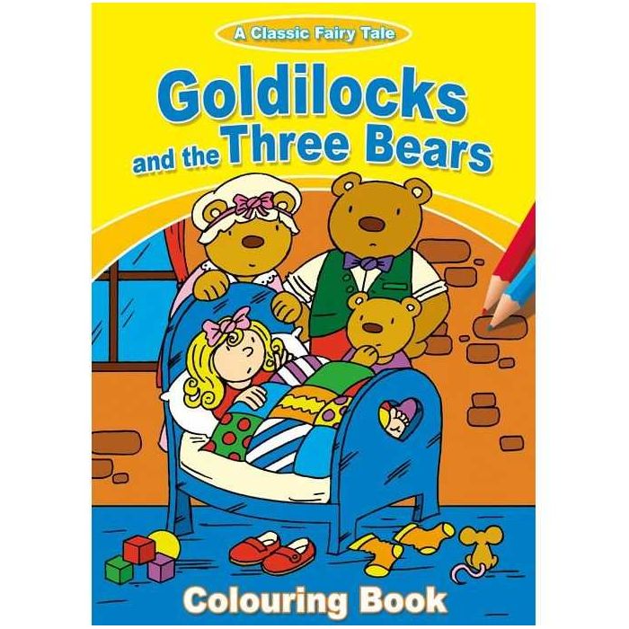 Carte de colorat Poveste Alligator AB1678FTCB BBJAB1678FTCB_Goldilocks si cei trei ursuleti