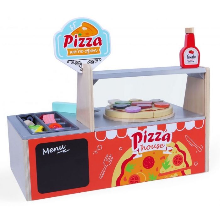Cuptor pentru pizza din lemn + accesorii Ecotoys 4366 EDEEDI4366