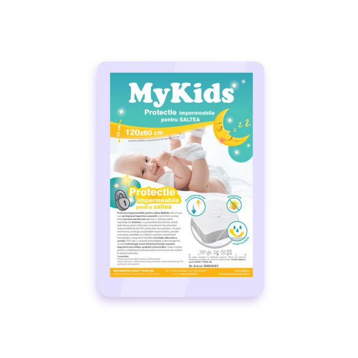 Protectie Impermeabila MyKids Pentru Saltea 120x60 CM MYK00004581