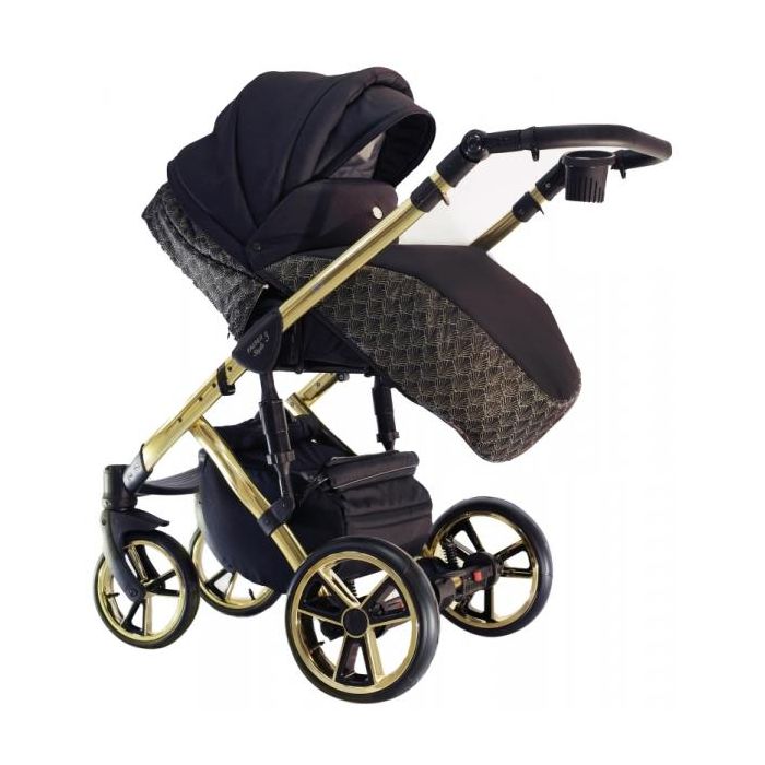 Carucior 3 in 1 Baby Merc Faster 3 Limited Edition - L/143 Cadru Gold MYK00081477