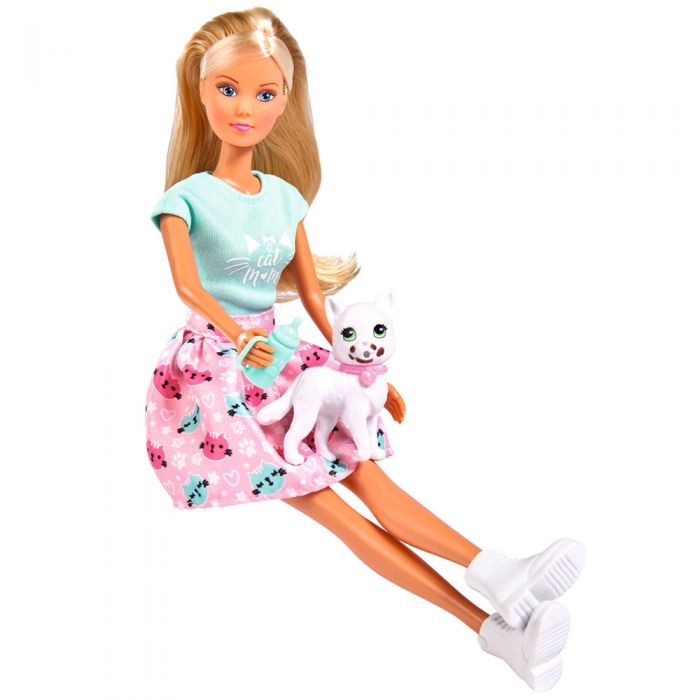 Papusa Simba Steffi Love, Kitty Love 29 cm cu figurina si accesorii HUBS105733489