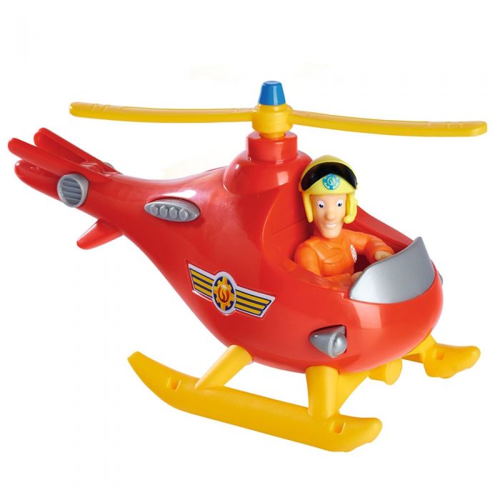 Elicopter Simba Fireman Sam Wallaby cu figurina Tom HUBS109252507038