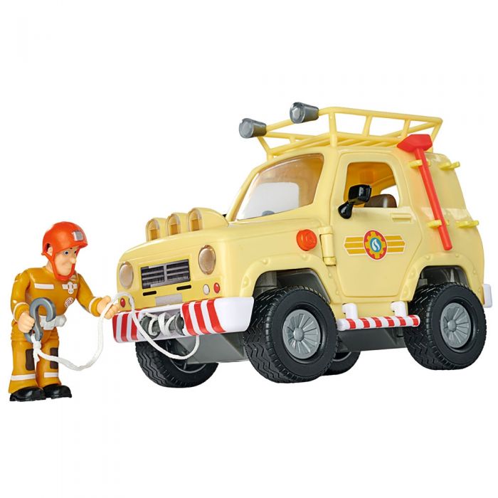 Masina Simba Fireman Sam Mountain 4x4 cu figurina HUBS109252511038