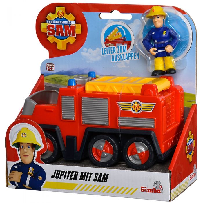 Masina de pompieri Simba Fireman Sam Jupiter cu figurina Sam HUBS109252505038