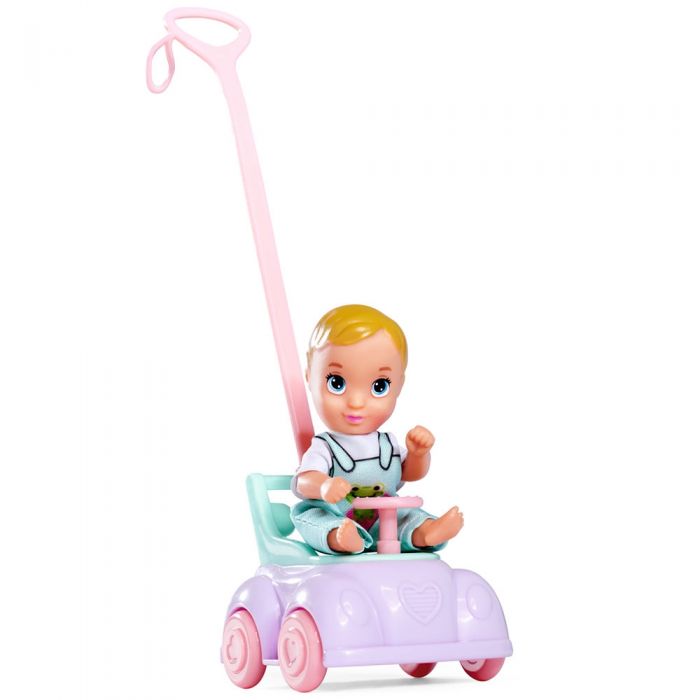 Papusa Simba Steffi Love Baby Car 29 cm cu figurina si accesorii HUBS105733585