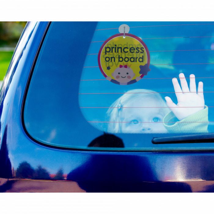 Semn luneta Baby/Prince/Princess on board cu ventuza (Culoare: Bleu) JEMbj_0943