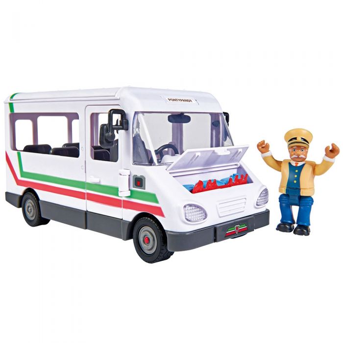 Autobuz Simba Fireman Sam Trevors Bus cu figurina si accesorii HUBS109252573038
