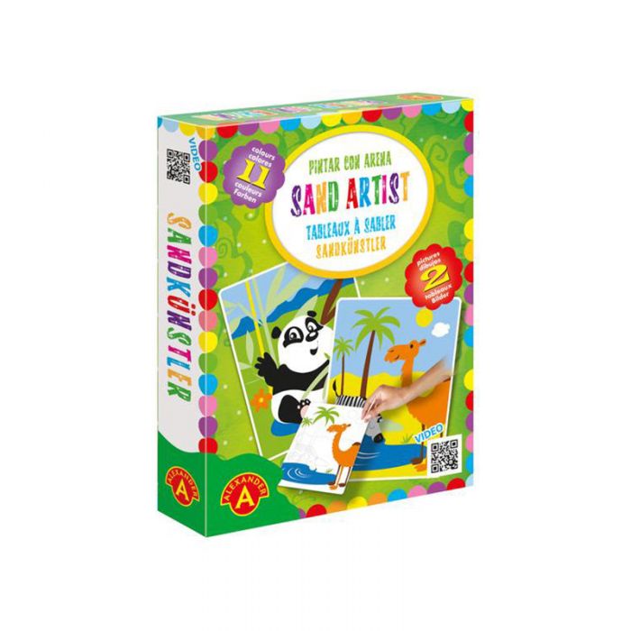 Joc creativ desen cu nisip Urs Panda si Camila, Alexander Games KDGAXG-2487