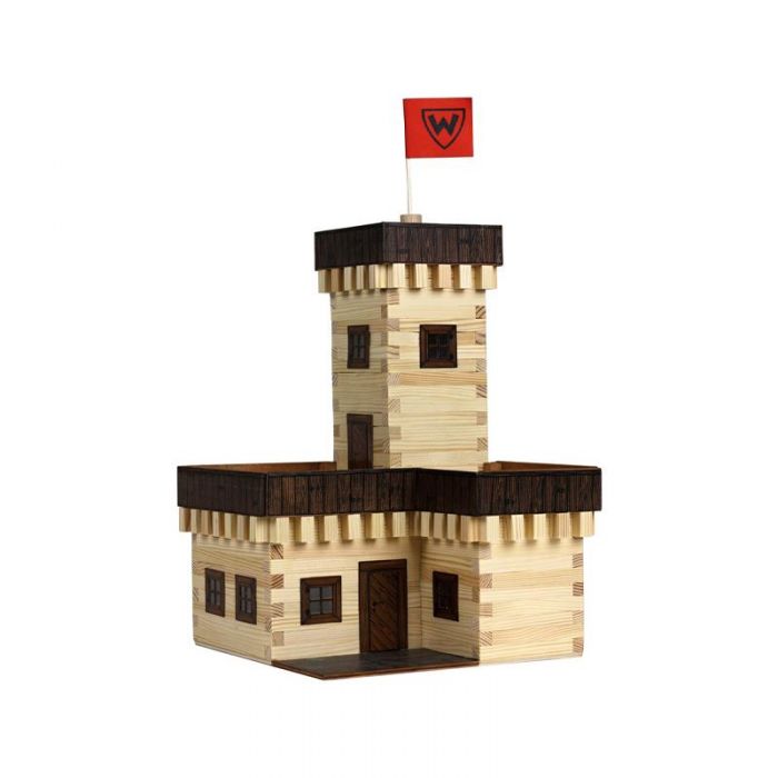 Set constructie arhitectura Castel de vara, 296 piese din lemn, Walachia KDGWLMK29