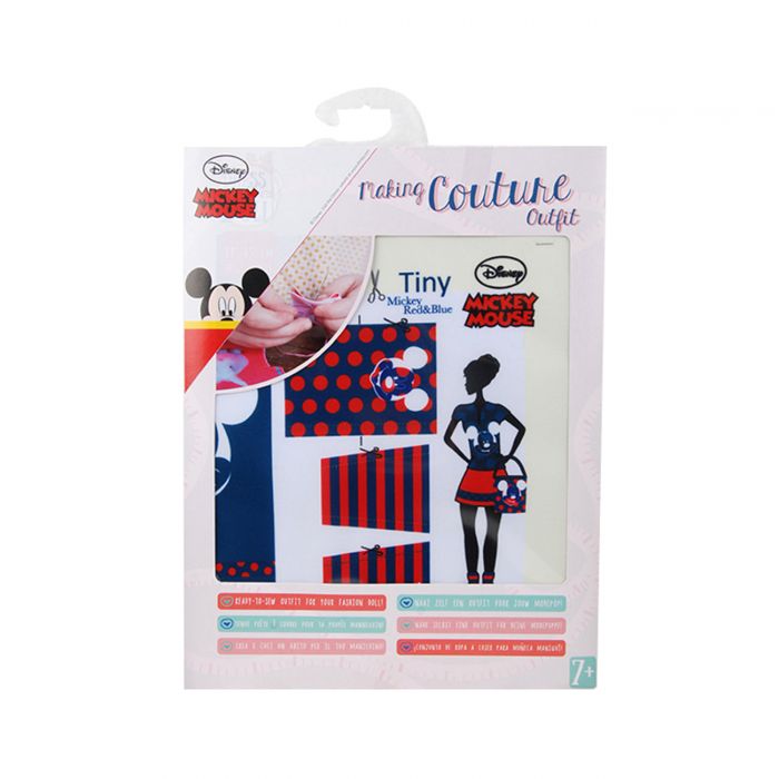 Set de croitorie hainute pentru papusi Couture Disney Tiny Mickey, Dress Your Doll KDGPN-0168792