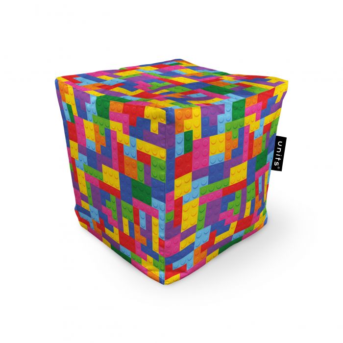 Fotoliu Units Puf Bean Bag tip cub, impermeabil, lego tetris BEANUNB-CU-045-034