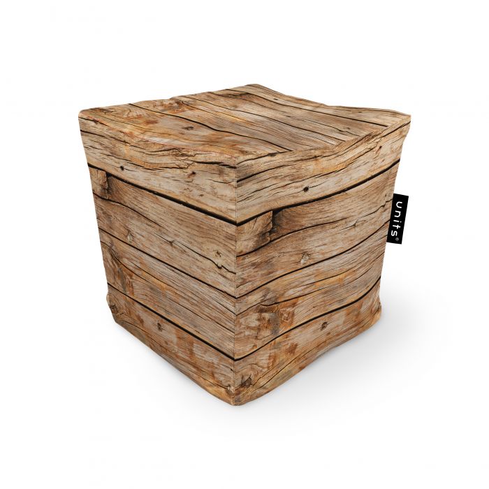 Fotoliu Units Puf Bean Bag tip cub, impermeabil, lemn maro deschis BEANUNB-CU-045-005