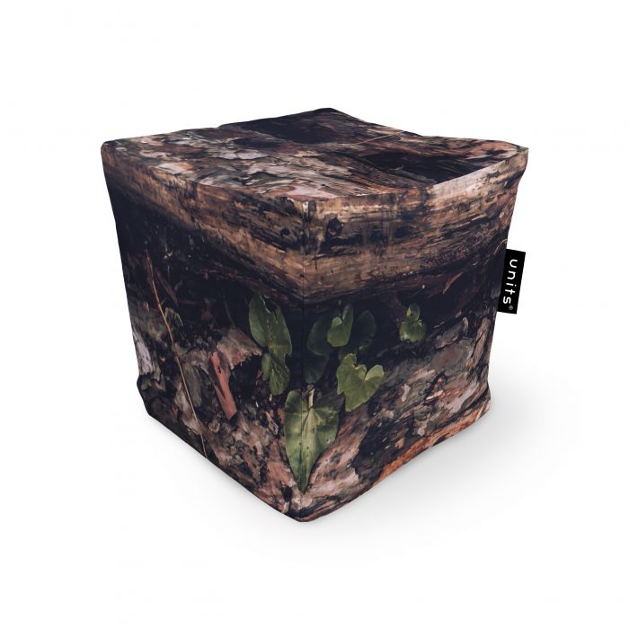 Fotoliu Units Puf Bean Bag tip cub, impermeabil, scoarta copac BEANUNB-CU-045-019
