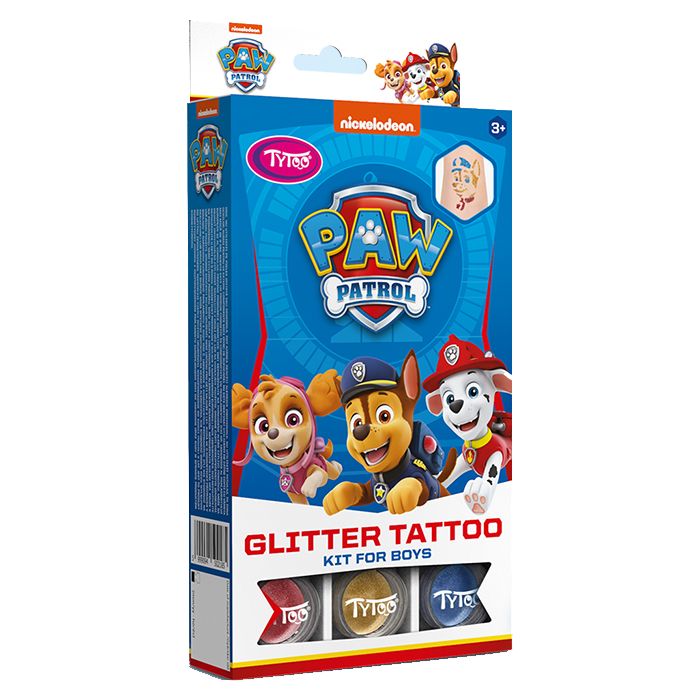 Set tatuaje temporare cu sclipici Paw Patrol Tytoo KKCTT2310026 BBJKKCTT2310026_Albastru