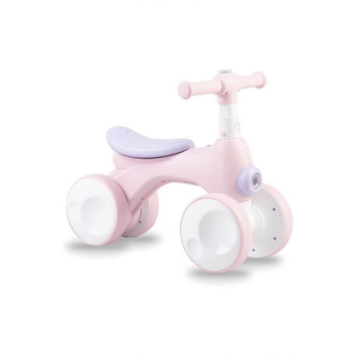 Bicicleta cu lumini, sunet si difuzor de balonase, Momi Tobis - Pink KRTROBI00042