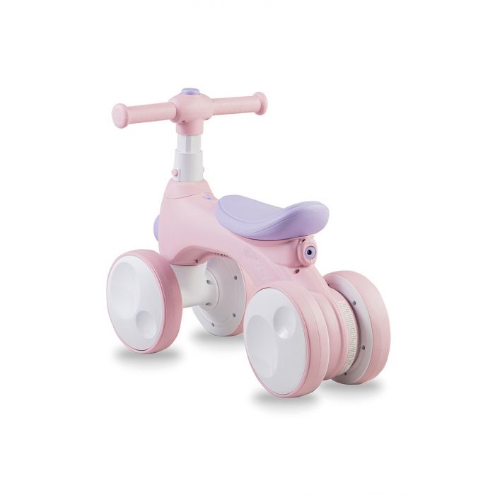 Bicicleta cu lumini, sunet si difuzor de balonase, Momi Tobis - Pink KRTROBI00042