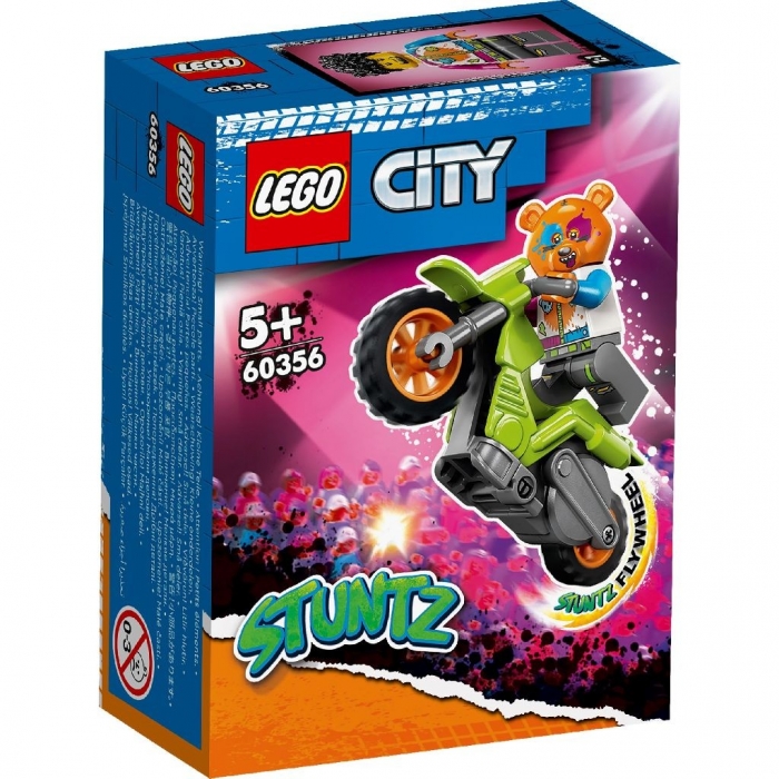 LEGO CITY STUNTZ MOTOCICLETA DE CASCADORIE CU URS 60356 VIVLEGO60356