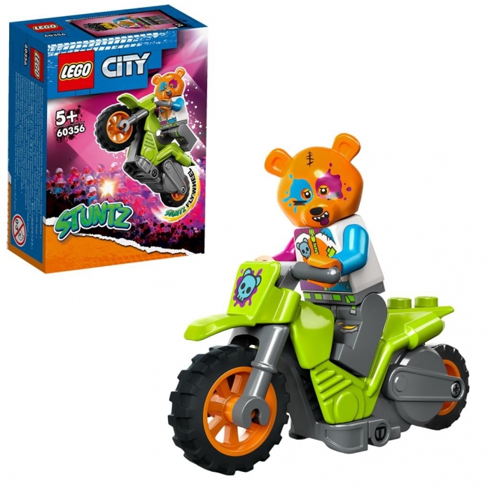 LEGO CITY STUNTZ MOTOCICLETA DE CASCADORIE CU URS 60356 VIVLEGO60356