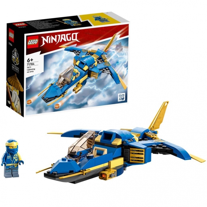 LEGO NINJAGO AVIONUL CU REACTIE FULGER EVO AL LUI JAY 71784 VIVLEGO71784