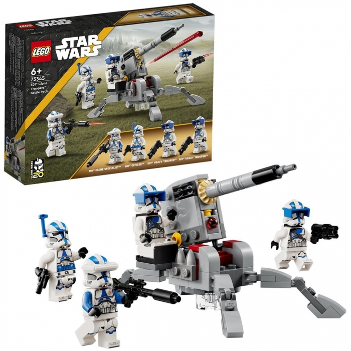 LEGO STAR WARS PACHET DE LUPTA CLONE TROOPERS DIVIZIA 501 75345 VIVLEGO75345