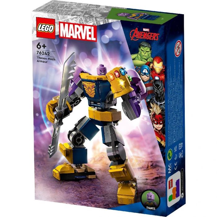LEGO SUPER HEROES ARMURA DE ROBOT A LUI THANOS 76242 VIVLEGO76242