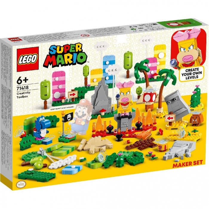 LEGO SUPER MARIO SET DE CREATOR CUTIA DE UNELTE PENTRU CREATIVITATE 71418 VIVLEGO71418