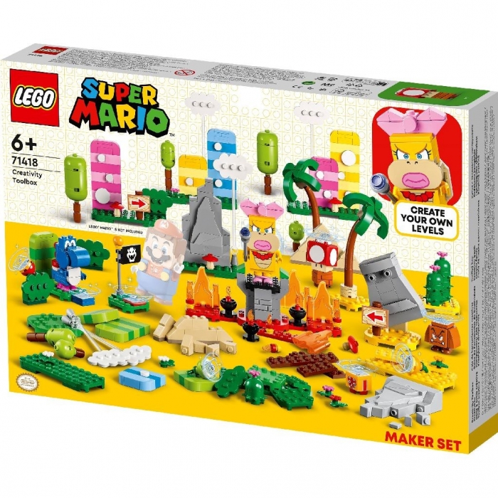 LEGO SUPER MARIO SET DE CREATOR CUTIA DE UNELTE PENTRU CREATIVITATE 71418 VIVLEGO71418
