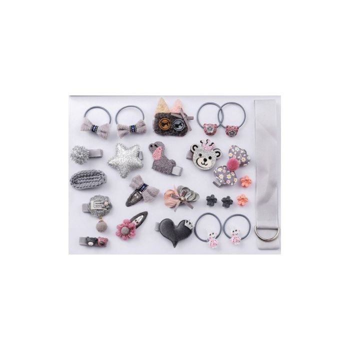 Set de 24 de accesorii pentru par (Model: F) JEMdrl3113