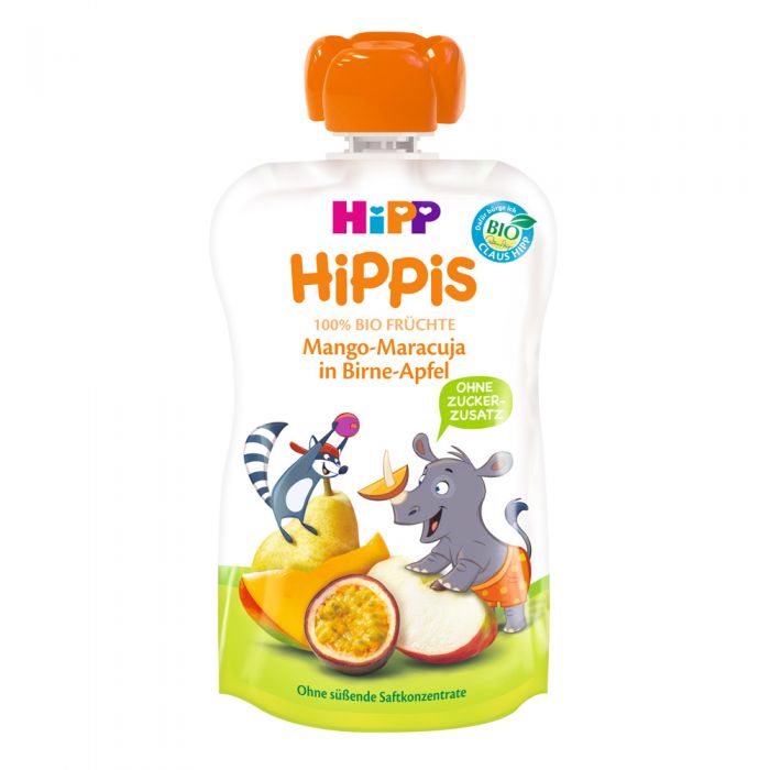 Piure HiPP Hippis para, mar, mango, fructul pasiunii 100 g ERFMAR-H8585