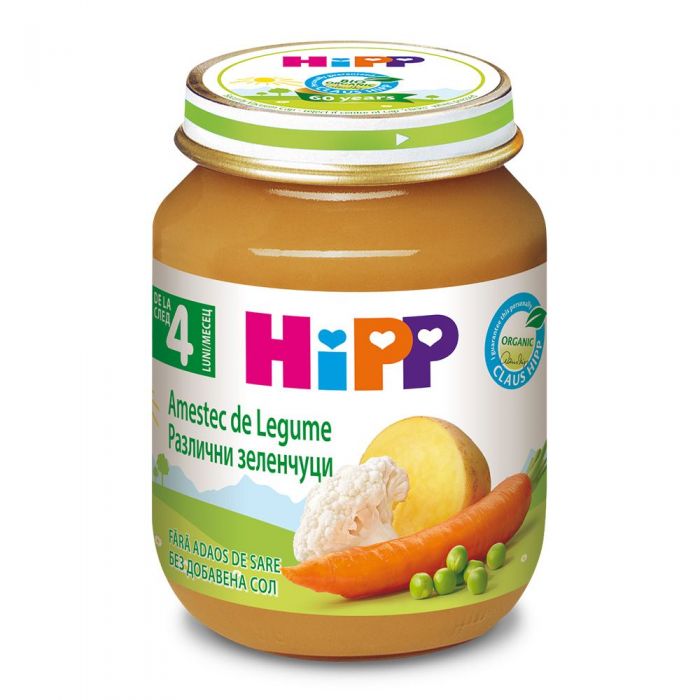 Piure HiPP amestec de legume 125g ERFMAR-H2136