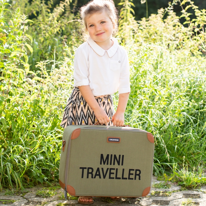 Valiza pentru copii Childhome Mini Traveller Kaki ERFCH-CWSCKKA